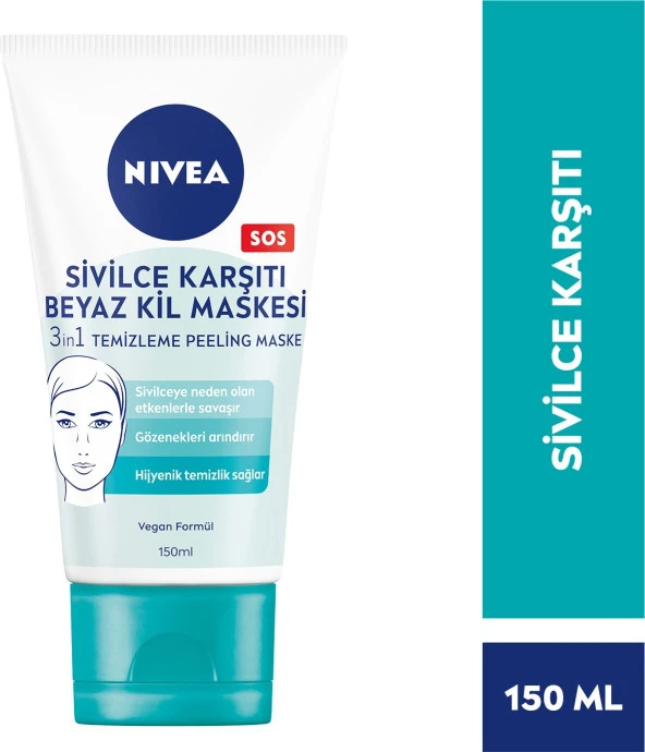 Nivea Beyaz Kil Maskesi 150 ml ürün görseli 1