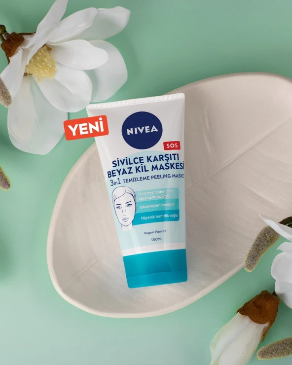 Nivea Beyaz Kil Maskesi 150 ml - Resim 4