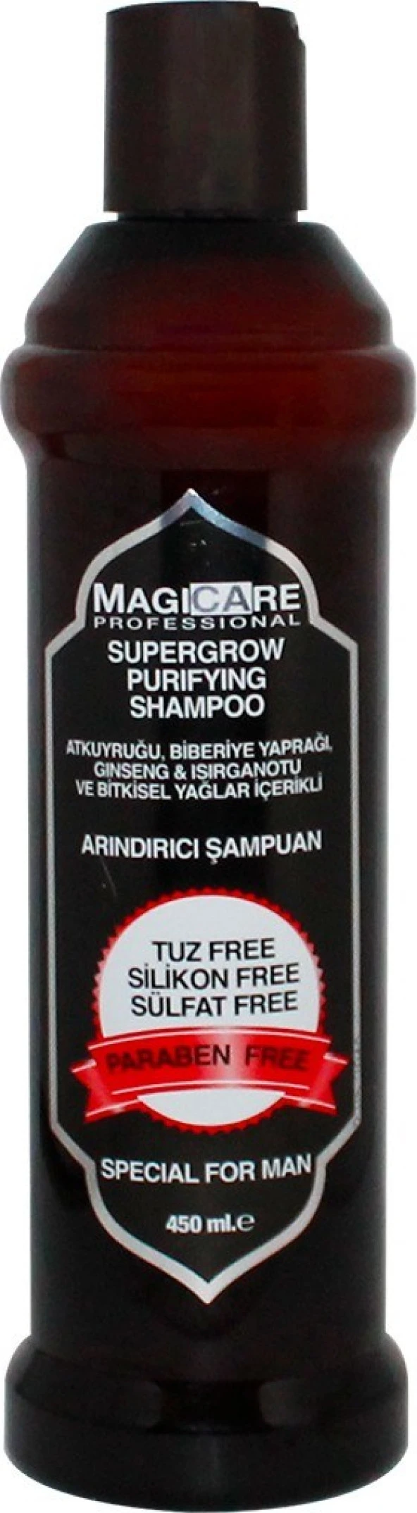 Magicare Supergrow Purifying Erkekler Için Şampuan 450 ml ürün görseli 1