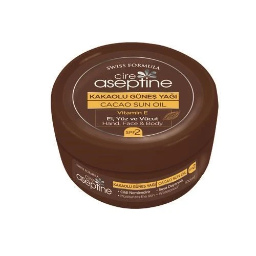 Cire Aseptine Kakaolu SPF 2 Güneş Yağı 100 ML ürün görseli 1