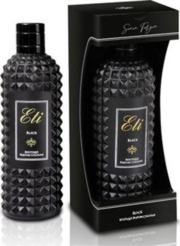 Eti Boutıqua Black Cam Şişe Kolonya 300ML ürün görseli 1