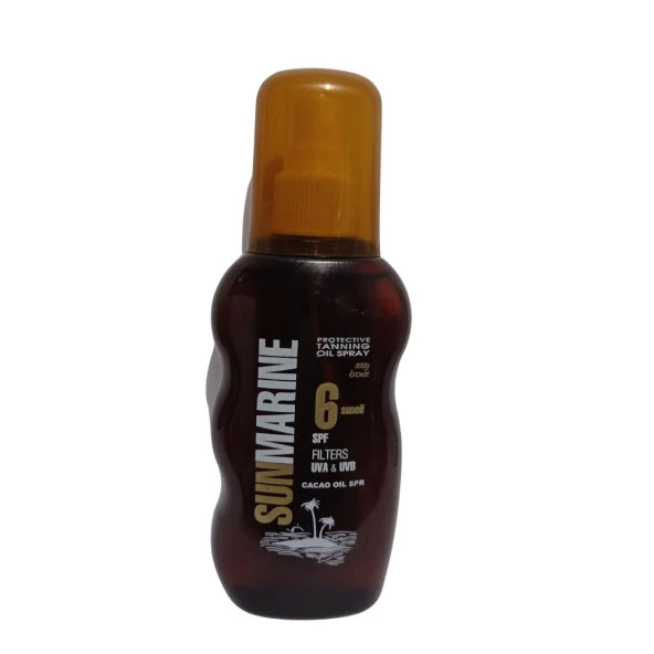 Sunmarine Bronzlaştırıcı SPF 6 Kakao Yağı Sprey 200 ml ürün görseli 1