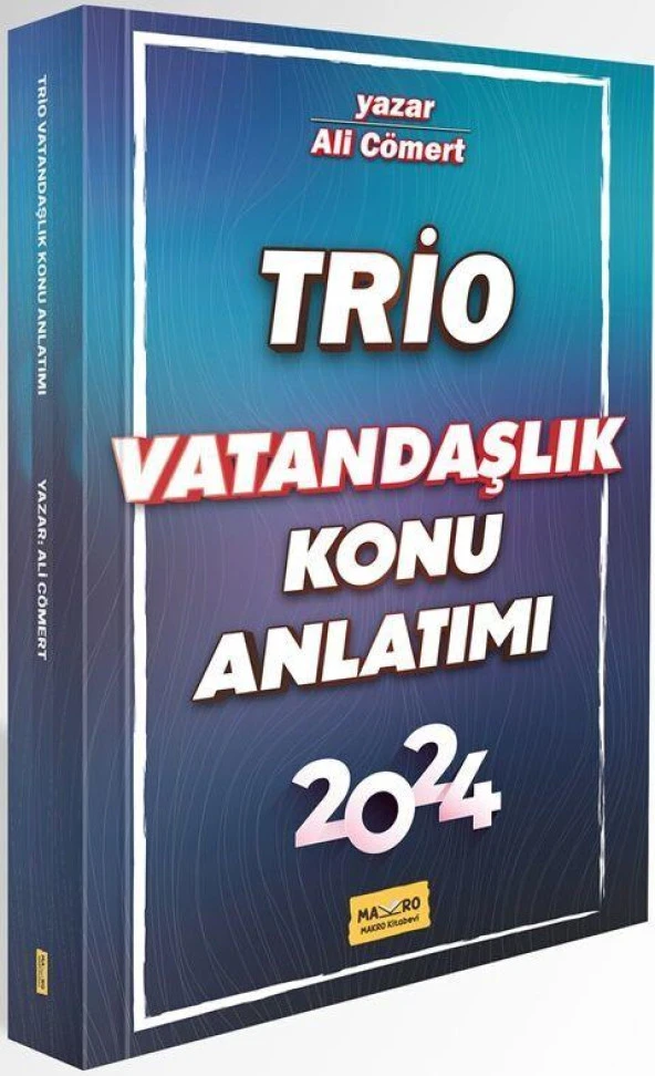 2024 Trio Vatandaşlık Konu Anlatımı Makro Kitabevi ürün görseli 1