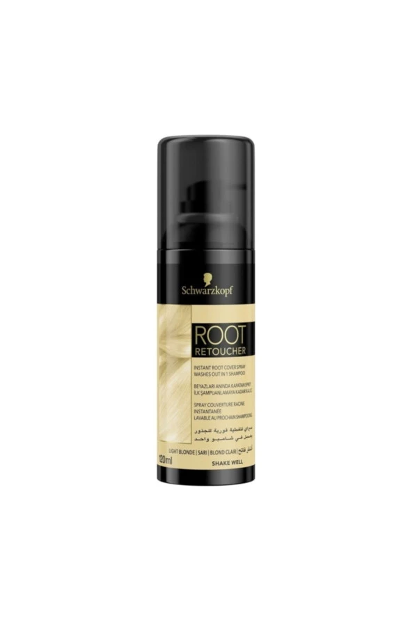 Schwarzkopf ROOT RETOUCHER Sprey Boya 120 ml -  Sarı ürün görseli 1