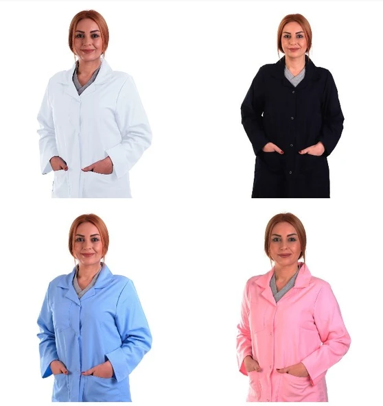 Bayan Alpaka Önlük - Doktor , Hemşire , Eczacı Önlüğü - ESER İŞ GÜVENLİĞİ ürün görseli 1