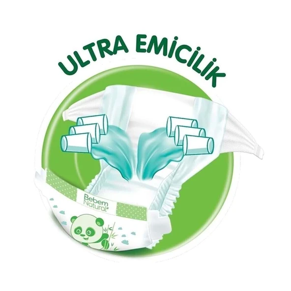 Bebem Bebek Bezi Natural 4 Beden 7-14 KG Maxi 416 Adet Avantaj Ultra Fırsat Pk - Resim 5