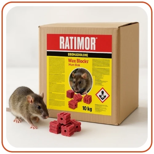 Ratimor Wax Mum Blok Fare Zehiri | 10 Kg ürün görseli 1