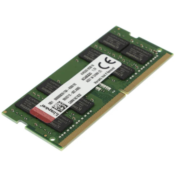 Kingston 16GB 2666 MHz CL19 SODIMM DDR4 Ram KVR26S19D8/16 NOTEBOOK RAM BELLEK ürün görseli 1
