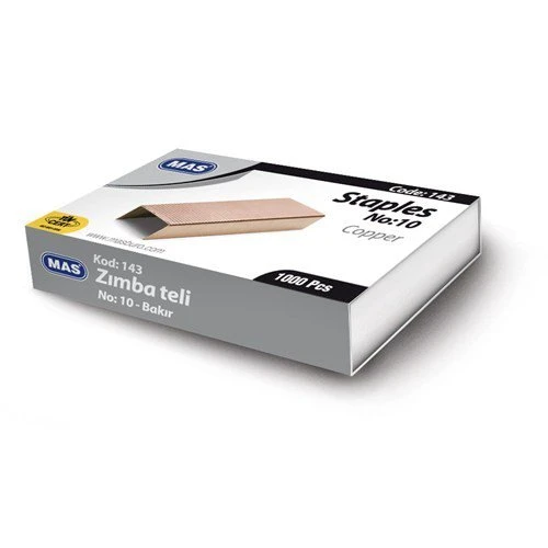Mas 143 Zımba Teli No:10 Bakır 10'Lu Paket ürün görseli 1