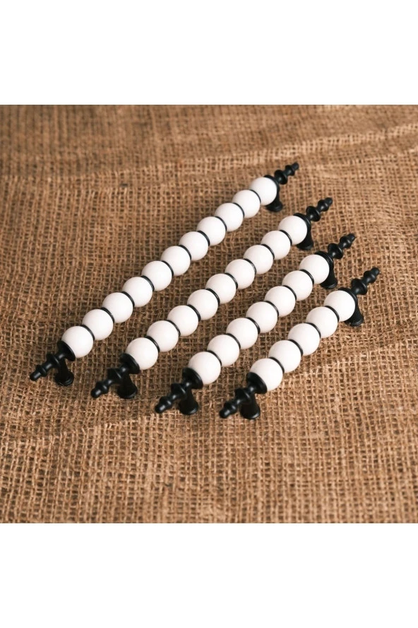 Osmanlı Boncuk Dolap Kulbu Çekmece Kulp Mutfak Dolabı Kaliteli Kulp 128 Mm (12,8 Cm ) 1 Adet ürün görseli 1
