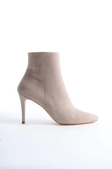 Ten Süet Bootie İnce Topuklu Bot - Nairobi - Resim 4