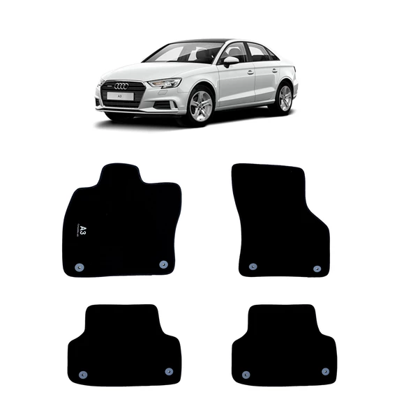 Rizline Audi A3 Sedan 2013-2020 Halı Paspas ürün görseli 1