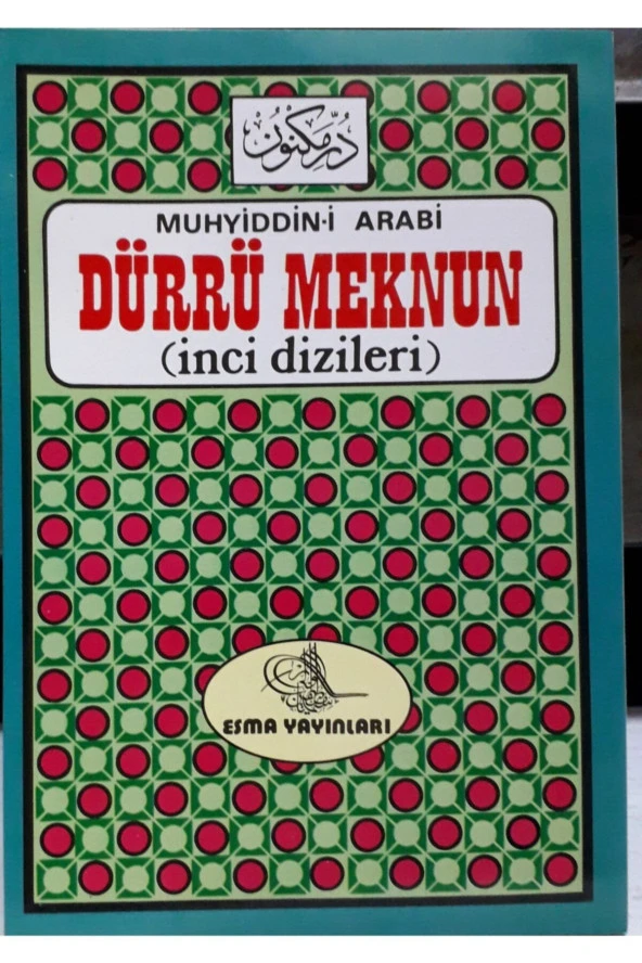 Dürrü Meknun - Inci Dizileri - Muhyiddin'i Ibnî Arabi ürün görseli 1