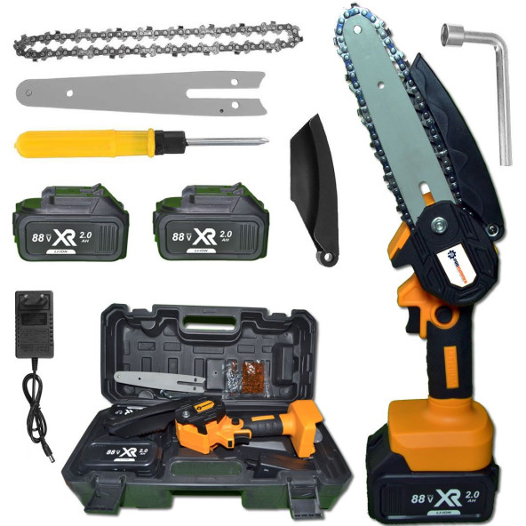 Prohummer PH098 Professional 88vf 2ah Şarjlı Dal Budama Testeresi (Sarı) ürün görseli 1