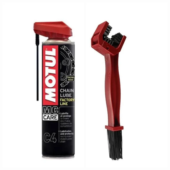 Motul C4 Motorsiklet Zincir Yağı 400 ml Ü.t 2022- Zincir Fırçası ürün görseli 1