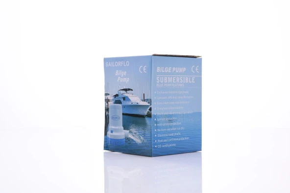 Sailorflo Dikey Sintine Pompası 2000GPH 24V 5A - Resim 5