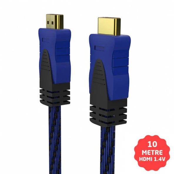 Inca HDMI Kablo 1.4V 3D Altın Uçlu 10 Metre ürün görseli 1