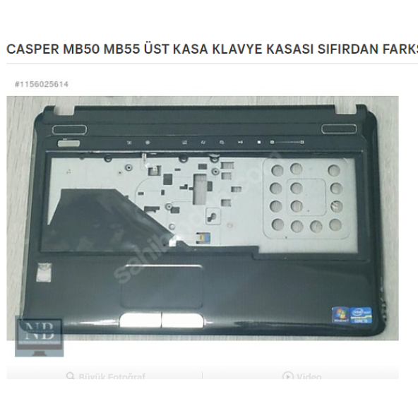 CASPER MB50 MB55 ÜST KASA KLAVYE KASASI SIFIRDAN FARKSIZ SAĞLAM ürün görseli 1