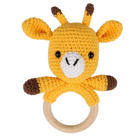 Zürafa Amigurumi Çıngırak - Resim 6