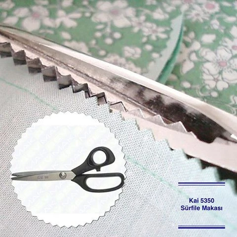 Kai N5350 KE Zigzag Sürfile Makas 23cm - Resim 2