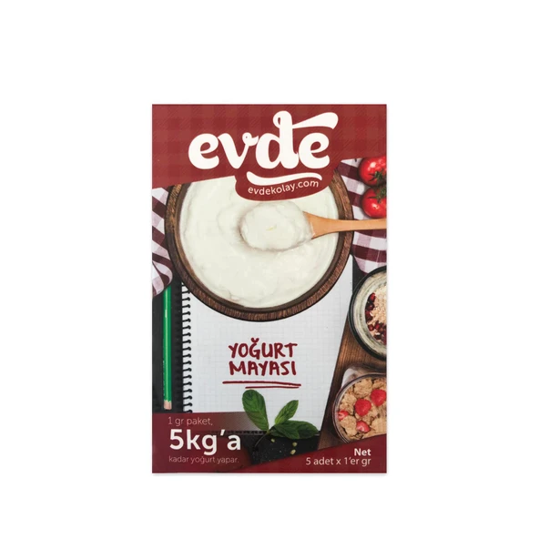 Evde Yoğurt Mayası Paket 5x 1 g e ürün görseli 1