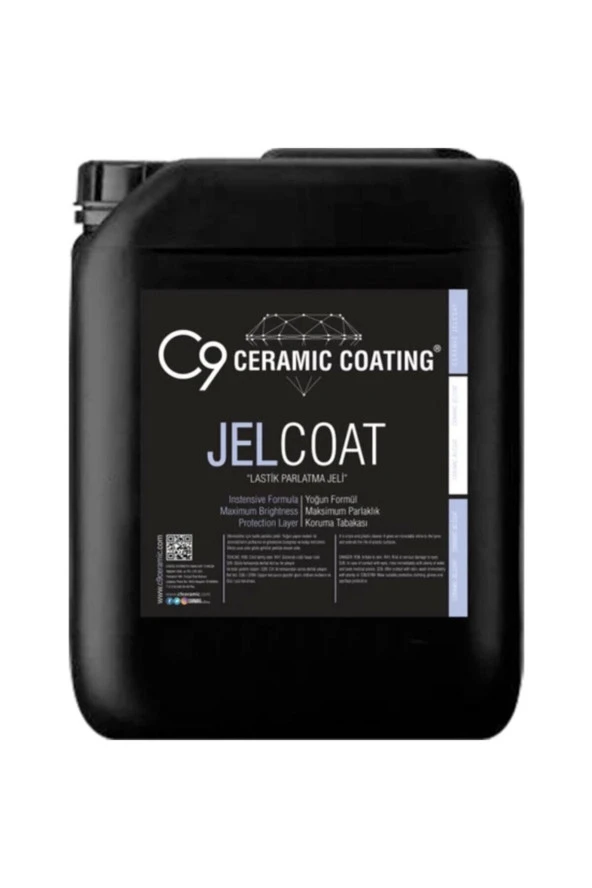 C9 Ceramic Carwax-c9 Jel Coat - Lastik Parlatma Ve Koruma Jeli 5 Lt ürün görseli 1