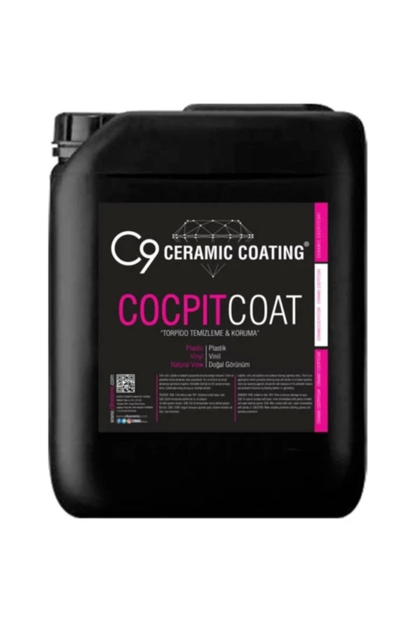 C9 Ceramic Carwax-c9 Cocpit Coat - Torpido Temizleyici 5 lt ürün görseli 1