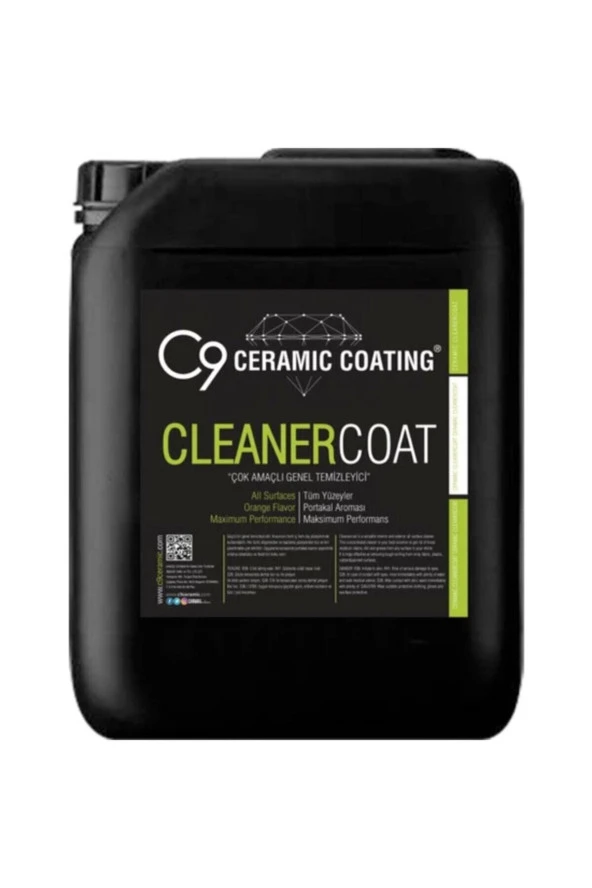 C9 Ceramic Carwax-c9 Cleaner Coat - Çok Amaçlı Genel Temizleyici 5 lt ürün görseli 1