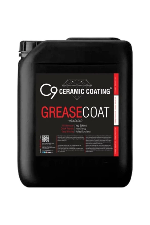 C9 Ceramic C9 Grease Coat - Yağ Temizleyici 20 Lt ürün görseli 1
