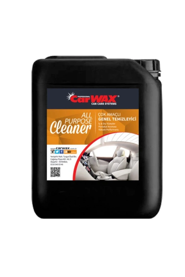 Carwax All Purpose Cleaner - Genel Temizleyici - 20 Kg ürün görseli 1
