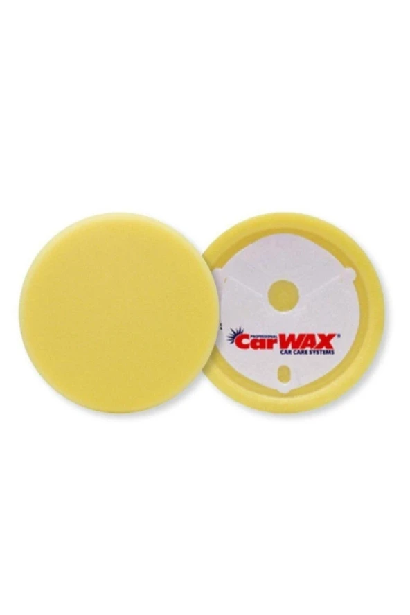 Carwax Pasta Süngeri Ped ( Sarı ) 19 cm ürün görseli 1