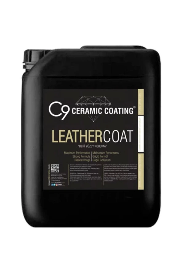 C9 Ceramic Carwax-c9 Leather Coat - Deri Koruma 5 Lt ürün görseli 1