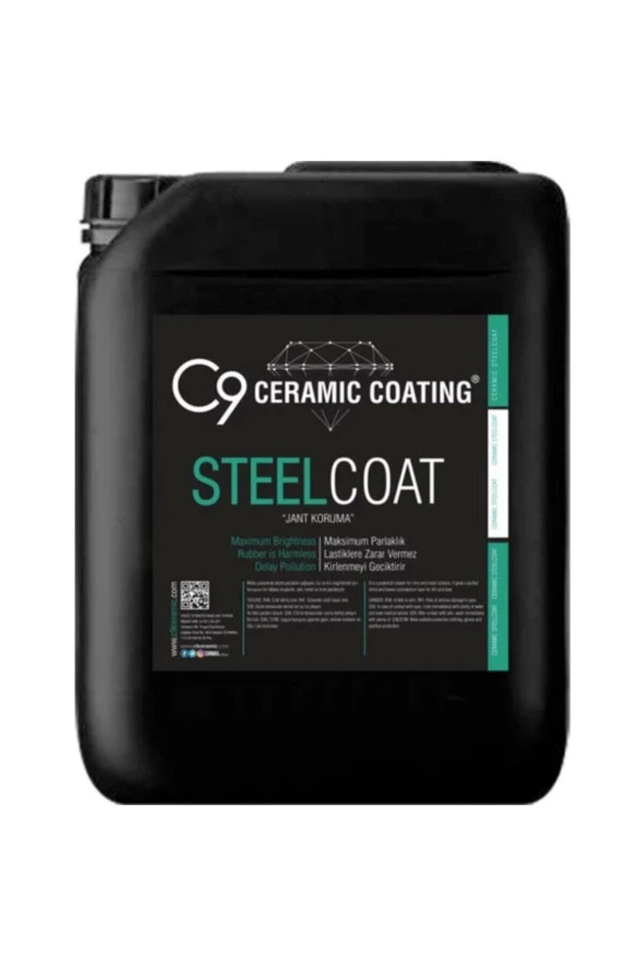 C9 Ceramic Carwax-c9 Steel Coat - Metal Ve Krom Yüzey Parlatma 5 lt ürün görseli 1