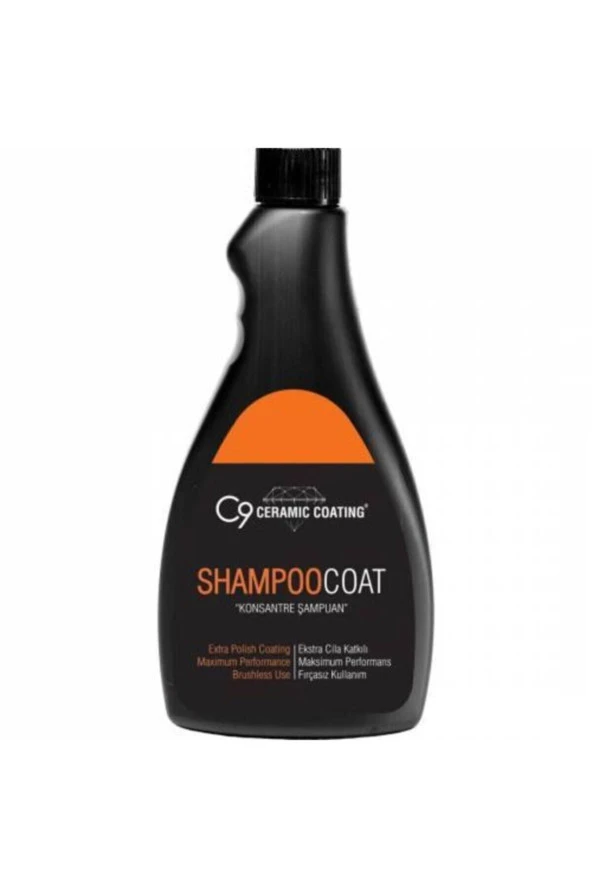 C9 Ceramic Carwax -c9 Shampoo Coat - Lüks Şampuan 500 ml ürün görseli 1
