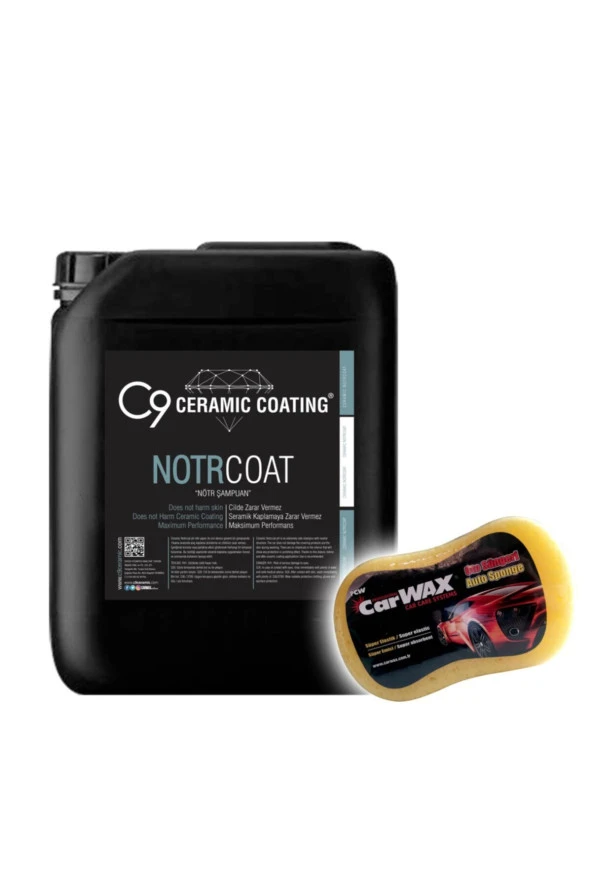 Carwax C9 - Notr Coat - Nötr Şampuan - 5 Kg ürün görseli 1