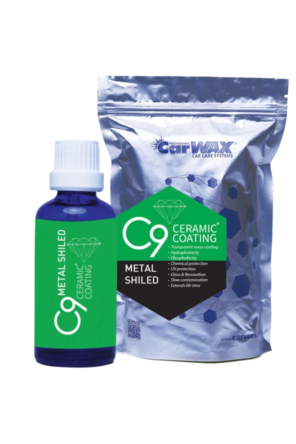 Carwax C9 Ceramic Coating Metalshield 50 ml ürün görseli 1