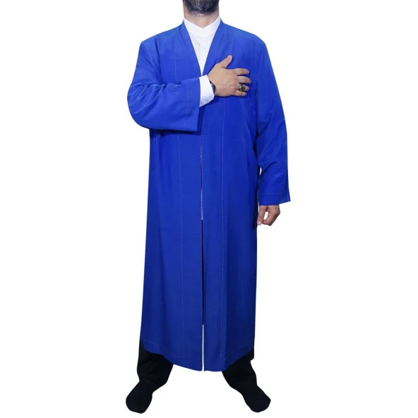 Buhara Cübbe Mavi - Puntolu - Resim 3