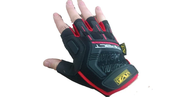 MECHANIX YARIM PARMAK TAKTİKAL KIRMIZI ELDİVEN ürün görseli 1