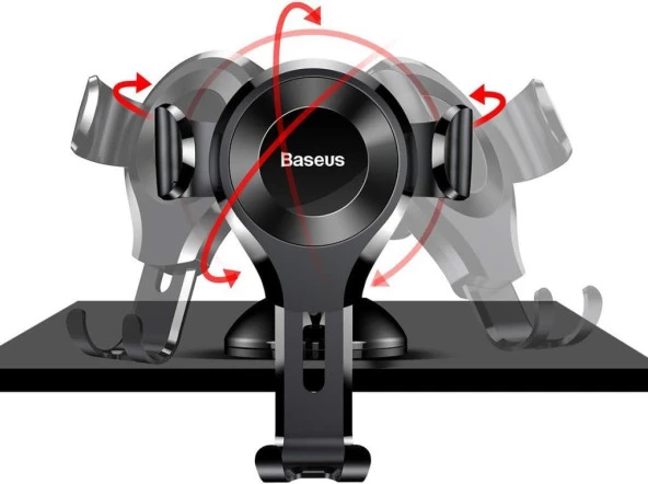 Baseus Osculum Type Gravity Araç İçi Telefon Tutucu Outlet - Resim 4