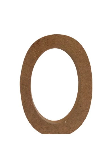 ( O Harfi 25 cm 18 mm ) Ahşap Harf, Dik Durabilir, Özel Gün, Doğum Günü, Yaş Günü Aksesuarı, Okul ürün görseli 1