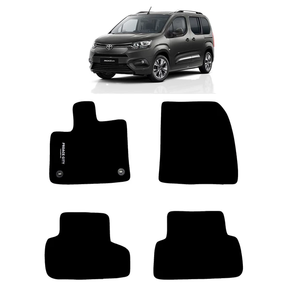 Rizline Toyota Proace City 2019 Sonrası Halı Paspas ürün görseli 1