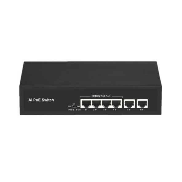 SCSI Network SC4AF 4 Port PoE Switch ürün görseli 1