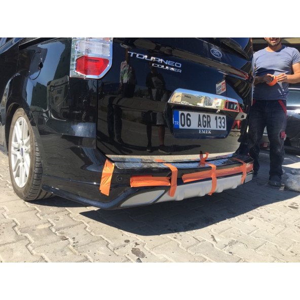 ford courier arka tampon eki - boyasız ham - Resim 2