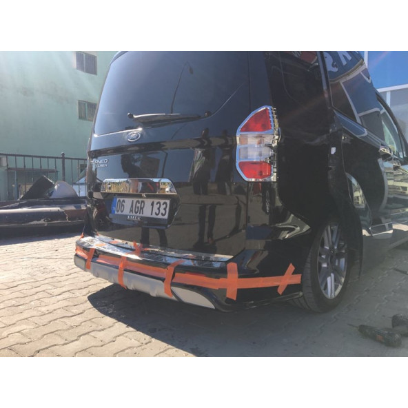 ford courier arka tampon eki - boyasız ham - Resim 3