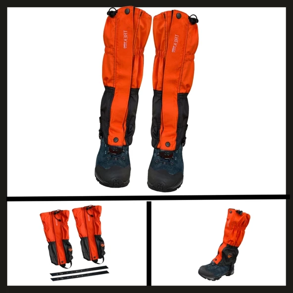 Uyguna-Yakala Turuncu-siyah Trekking Pace Outdoor Tozluk-TOZ.096 ürün görseli 1