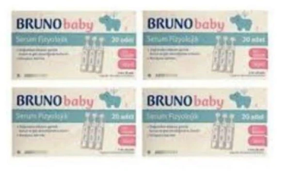Bruno Serum Fizyolojik 20 Flakon X 4 ADET ürün görseli 1