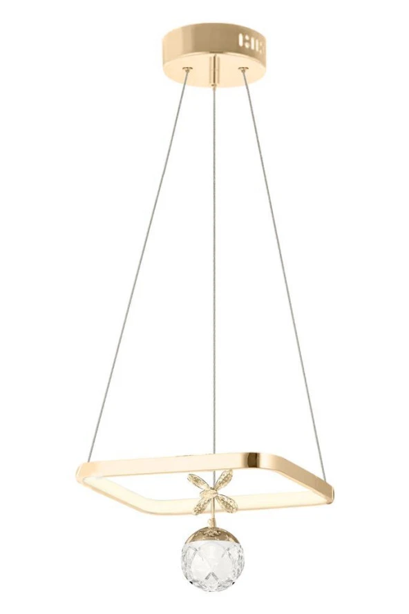 Eray Aydınlatma 2502-1 Gold Led Avize - Resim 2