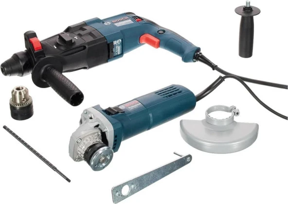 Bosch Professional Gbh 240 + Gws 750-125 S Kırıcı ve Taşlama Set - 0615990M8H ürün görseli 1