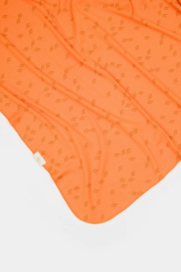 Organik Modal Fil Baskılı Battaniye 85x85 Cm ürün görseli 1