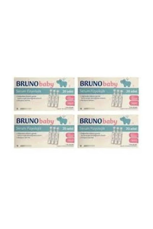 Bruno Serum Fizyolojik 20 Flakon X 4 ADET ürün görseli 1